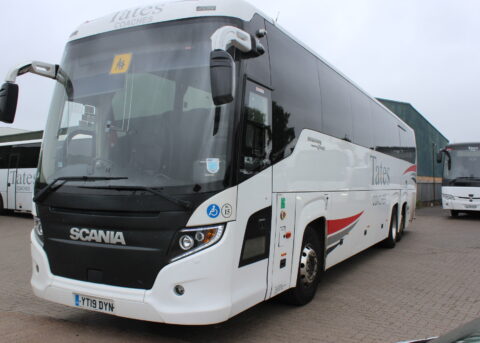 2019 SCANIA K410 HIGER TOURING HD 55 SEAT PSVAR EURO 6