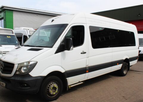 2014 MERCEDES-BENZ SPRINTER MOBILITY 45 AUTO 15 SEATS ULEZ