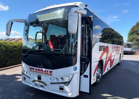 2023 VOLVO B8R PLAXTON LEOPARD 72 SEAT PSVAR EURO 6